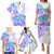 Kia Ora Maori New Zealand Pastel Family Matching Puletasi Dress and Hawaiian Shirt Sun Ta Moko Violet Version LT01 - Polynesian Pride