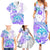 Kia Ora Maori New Zealand Pastel Family Matching Summer Maxi Dress and Hawaiian Shirt Sun Ta Moko Violet Version LT01 - Polynesian Pride