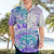 Kia Ora Maori New Zealand Pastel Hawaiian Shirt Sun Ta Moko Violet Version LT01 - Polynesian Pride