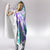 Kia Ora Maori New Zealand Pastel Hooded Blanket Sun Ta Moko Violet Version LT01 - Polynesian Pride