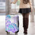 Kia Ora Maori New Zealand Pastel Luggage Cover Sun Ta Moko Violet Version LT01 - Polynesian Pride