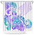 Kia Ora Maori New Zealand Pastel Shower Curtain Sun Ta Moko Violet Version LT01 Purple - Polynesian Pride