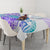 Kia Ora Maori New Zealand Pastel Tablecloth Sun Ta Moko Violet Version LT01 - Polynesian Pride