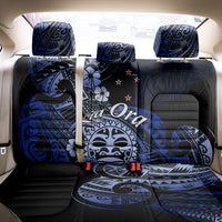 Aotearoa Kia Ora New Zealand Ta Moko Blue Version Back Car Seat Cover LT01 - Polynesian Pride