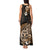 Aotearoa Kia Ora New Zealand Ta Moko Gold Version Tank Maxi Dress LT01 - Polynesian Pride