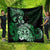 Aotearoa Kia Ora New Zealand Ta Moko Green Version Quilt LT01 - Polynesian Pride