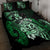 Aotearoa Kia Ora New Zealand Ta Moko Green Version Quilt Bed Set LT01 - Polynesian Pride