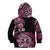 Aotearoa Kia Ora New Zealand Ta Moko Pink Version Kid Hoodie LT01 - Polynesian Pride