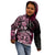 Aotearoa Kia Ora New Zealand Ta Moko Pink Version Kid Hoodie LT01 - Polynesian Pride