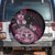 Aotearoa Kia Ora New Zealand Ta Moko Pink Version Spare Tire Cover LT01 - Polynesian Pride