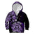 Aotearoa Kia Ora New Zealand Ta Moko Purple Version Kid Hoodie LT01 Zip Hoodie Purple - Polynesian Pride