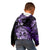 Aotearoa Kia Ora New Zealand Ta Moko Purple Version Kid Hoodie LT01 - Polynesian Pride