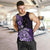 Aotearoa Kia Ora New Zealand Ta Moko Purple Version Men Tank Top LT01 Purple - Polynesian Pride