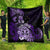 Aotearoa Kia Ora New Zealand Ta Moko Purple Version Quilt LT01 - Polynesian Pride