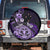 Aotearoa Kia Ora New Zealand Ta Moko Purple Version Spare Tire Cover LT01 - Polynesian Pride