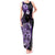 Aotearoa Kia Ora New Zealand Ta Moko Purple Version Tank Maxi Dress LT01 Women Purple - Polynesian Pride