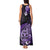 Aotearoa Kia Ora New Zealand Ta Moko Purple Version Tank Maxi Dress LT01 - Polynesian Pride