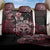 Aotearoa Kia Ora New Zealand Ta Moko Red Version Back Car Seat Cover LT01