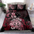 Aotearoa Kia Ora New Zealand Ta Moko Red Version Bedding Set LT01 - Polynesian Pride