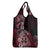 Aotearoa Kia Ora New Zealand Ta Moko Red Version Grocery Bag