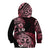 Aotearoa Kia Ora New Zealand Ta Moko Red Version Kid Hoodie LT01 - Polynesian Pride