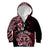 Aotearoa Kia Ora New Zealand Ta Moko Red Version Kid Hoodie LT01 Zip Hoodie Red - Polynesian Pride