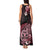 Aotearoa Kia Ora New Zealand Ta Moko Red Version Tank Maxi Dress LT01 - Polynesian Pride