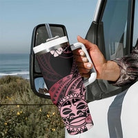 Aotearoa Kia Ora New Zealand Ta Moko Red Version Tumbler With Handle LT01 - Polynesian Pride