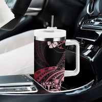 Aotearoa Kia Ora New Zealand Ta Moko Red Version Tumbler With Handle LT01 - Polynesian Pride