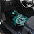 Aotearoa Kia Ora New Zealand Ta Moko Turquoise Version Car Mats LT01 - Polynesian Pride