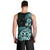 Aotearoa Kia Ora New Zealand Ta Moko Turquoise Version Men Tank Top LT01 - Polynesian Pride