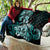 Aotearoa Kia Ora New Zealand Ta Moko Turquoise Version Quilt LT01 - Polynesian Pride