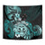 Aotearoa Kia Ora New Zealand Ta Moko Turquoise Version Tapestry LT01 - Polynesian Pride