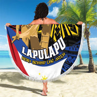 Lapulapu The First Filipino Hero Beach Blanket Polynesian Pattern LT01 - Polynesian Pride