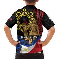 Personalized Lapulapu The First Filipino Hero Kid Hawaiian Shirt Polynesian Pattern LT01 - Polynesian Pride