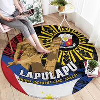 Lapulapu The First Filipino Hero Round Carpet Polynesian Pattern LT01 - Polynesian Pride