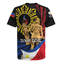 Personalized Lapulapu The First Filipino Hero Rugby Jersey Polynesian Pattern LT01 - Polynesian Pride