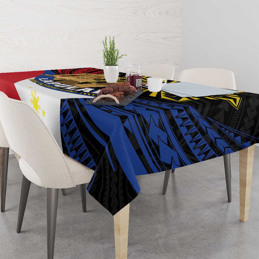 Lapulapu The First Filipino Hero Tablecloth Polynesian Pattern LT01 - Polynesian Pride