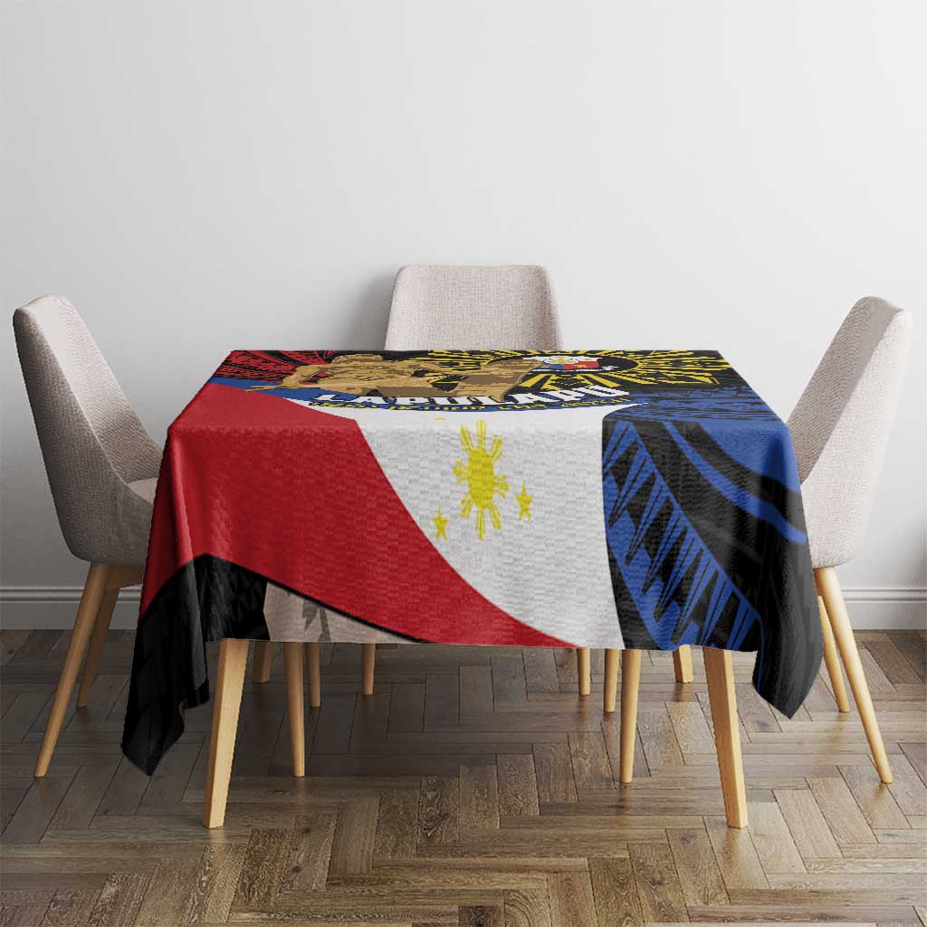Lapulapu The First Filipino Hero Tablecloth Polynesian Pattern LT01 - Polynesian Pride