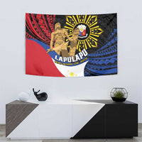 Lapulapu The First Filipino Hero Tapestry Polynesian Pattern LT01 - Polynesian Pride