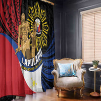 Lapulapu The First Filipino Hero Window Curtain Polynesian Pattern LT01 - Polynesian Pride