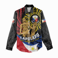 Personalized Lapulapu The First Filipino Hero Women Casual Shirt Polynesian Pattern LT01 - Polynesian Pride