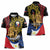 Personalized Lapulapu The First Filipino Hero Women Polo Shirt Polynesian Pattern