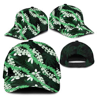Puakenikeni Maile Lei Classic Cap Frangipani Green Tropical Leaves LT01 - Polynesian Pride