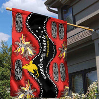Papua New Guinea 50th Independence Garden Flag PNG Batik Pattern LT01 - Polynesian Pride