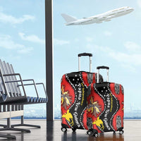 Papua New Guinea 50th Independence Luggage Cover PNG Batik Pattern LT01 - Polynesian Pride