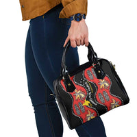 Papua New Guinea 50th Independence Shoulder Handbag PNG Batik Pattern LT01 - Polynesian Pride