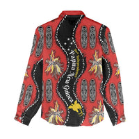 Papua New Guinea 50th Independence Women Casual Shirt PNG Batik Pattern LT01 - Polynesian Pride