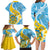 personalised-tuvalu-independence-day-family-matching-long-sleeve-bodycon-dress-and-hawaiian-shirt-plumeria-45th-anniversary