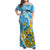 personalised-tuvalu-independence-day-family-matching-off-shoulder-maxi-dress-and-hawaiian-shirt-plumeria-45th-anniversary